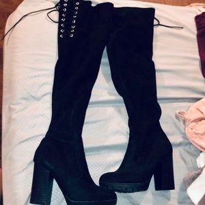 Black Suede Boots